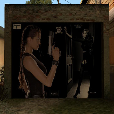 Angelina Jolie Garage Door